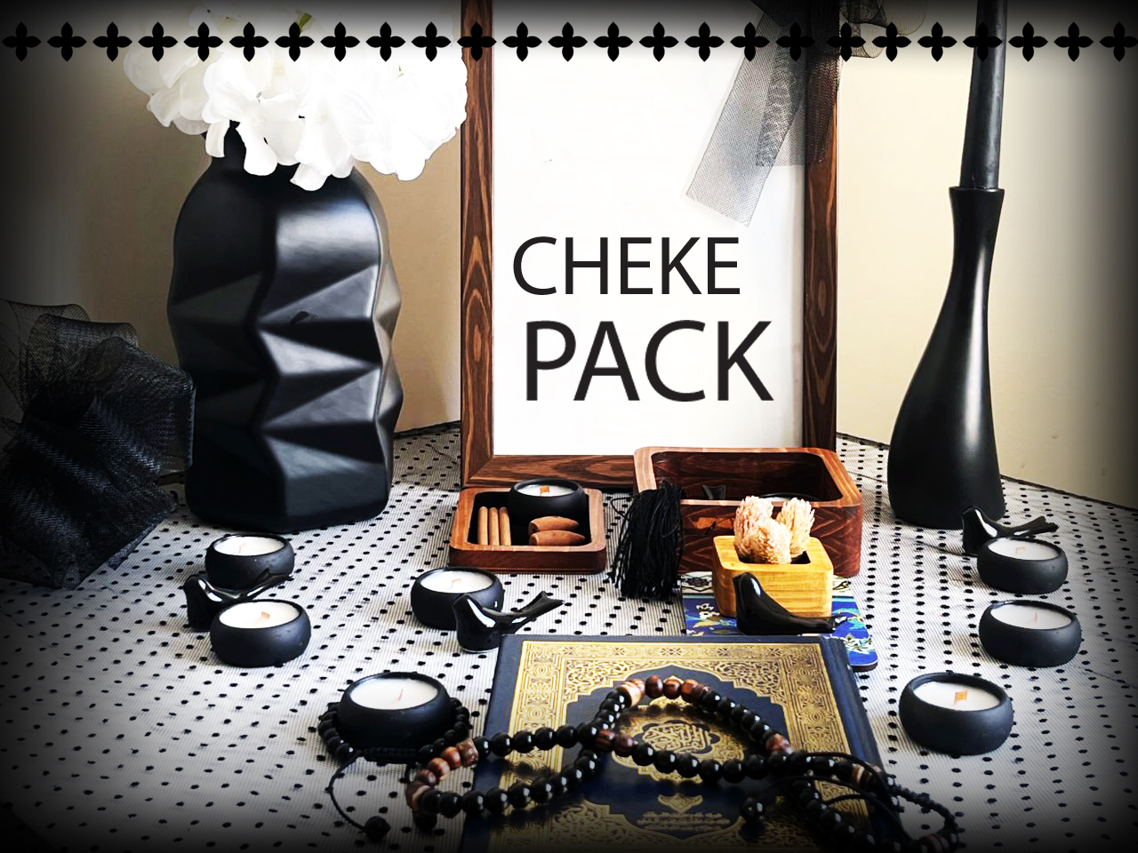 پک رومیزی و قاب و میزآرایی ترحیم